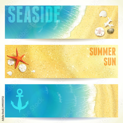 Summer beach.