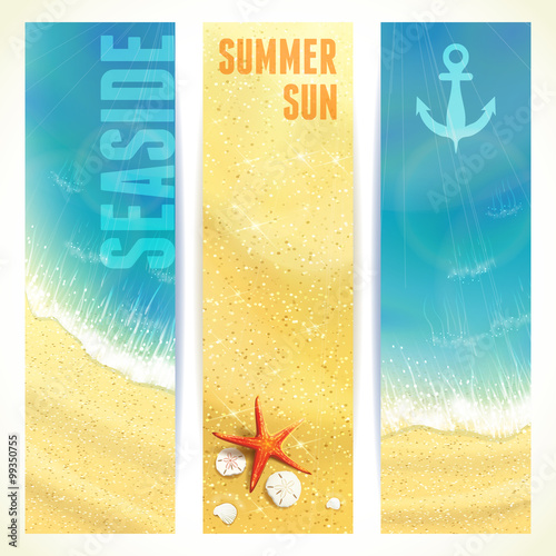 Summer beach.
