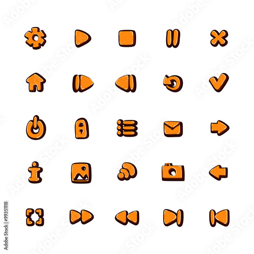 Set of web icons
