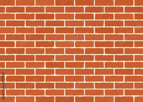 Red brick wall 