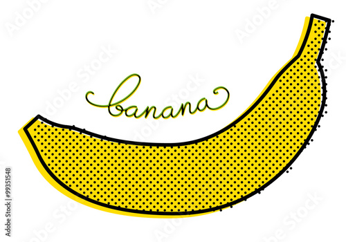 Stylized banana