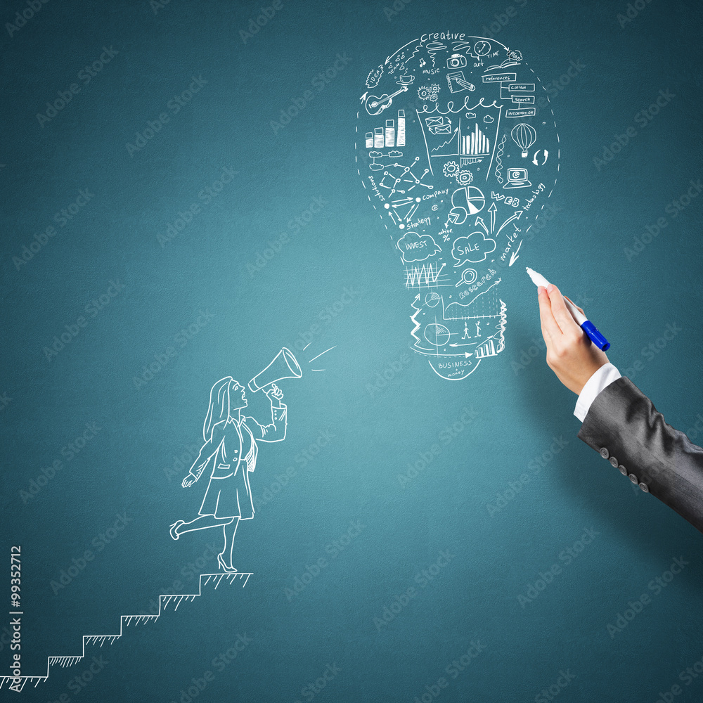 Great idea for success Great idea for success