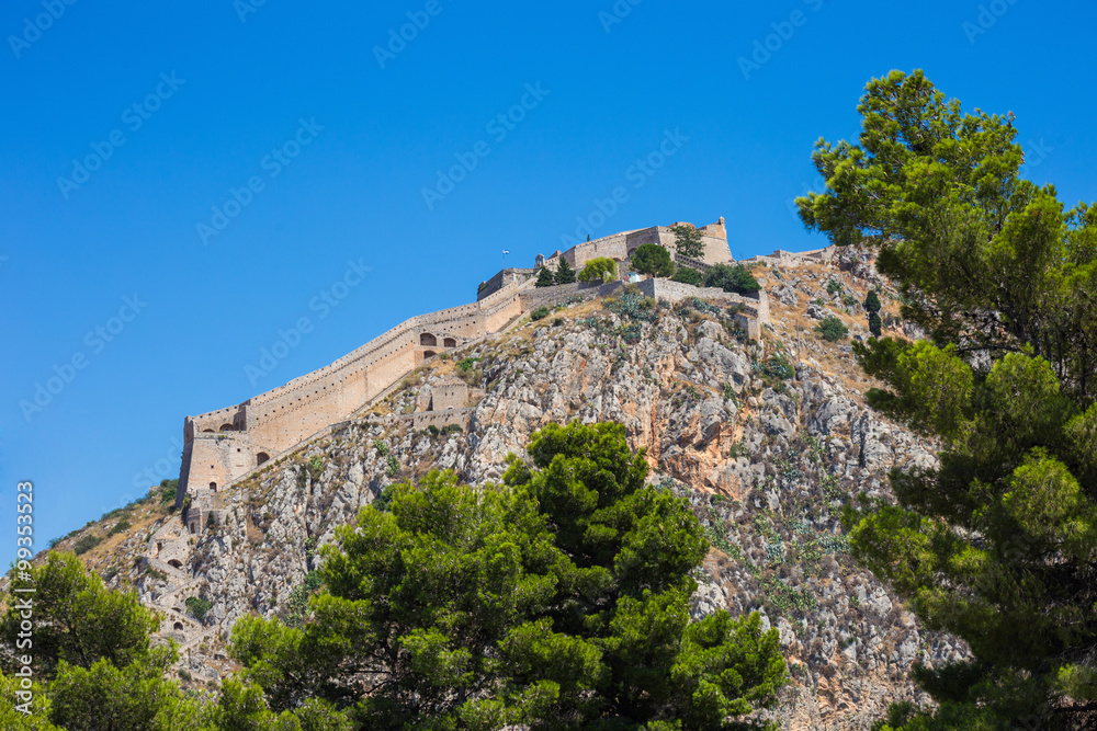 Palamidi fortress on the hill, Nafplion
