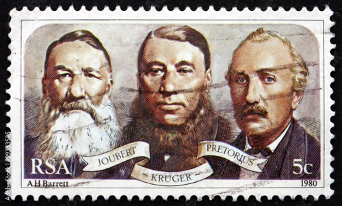 Postage stamp South Africa 1980 First Leaders of Triumvirate photo