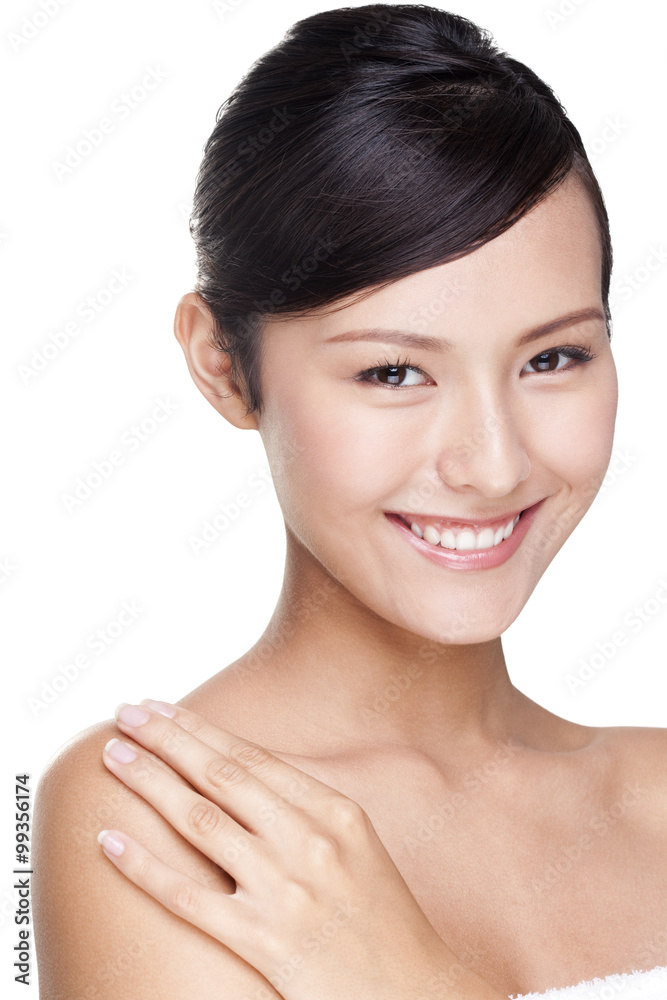 Portrait of a Happy Beautiful Young Woman Portrait of a Happy Beautiful Young Woman