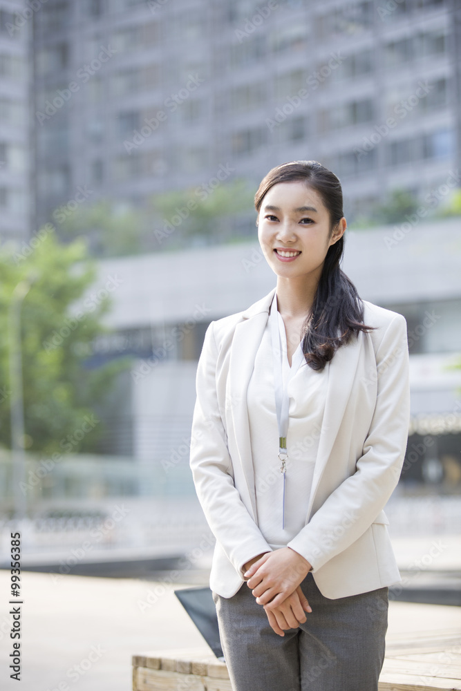 Portrait of young businesswoman Portrait of young businesswoman