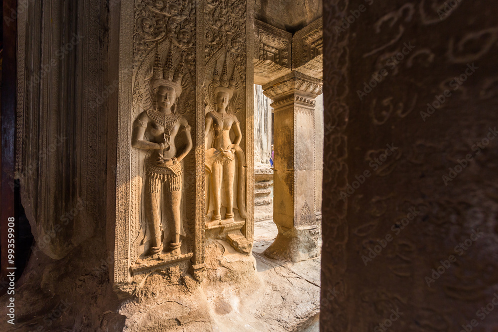 Fototapeta premium Angkor Wat in Siem reap , Cambodia