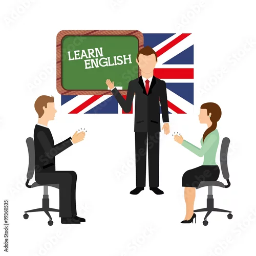 Obraz uczyć się angielskiego projektowania