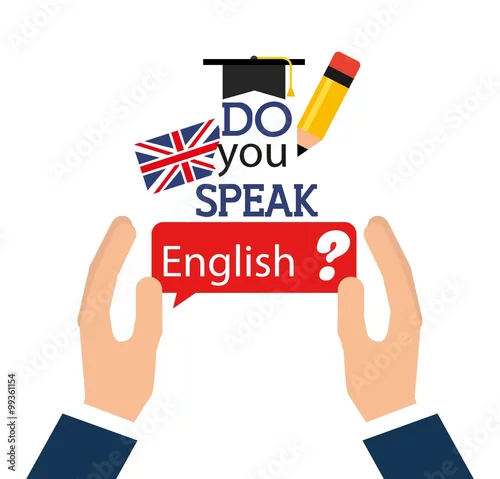 Obraz uczyć się angielskiego projektowania