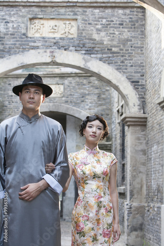 Photography A young couple in 1930's Shanghai