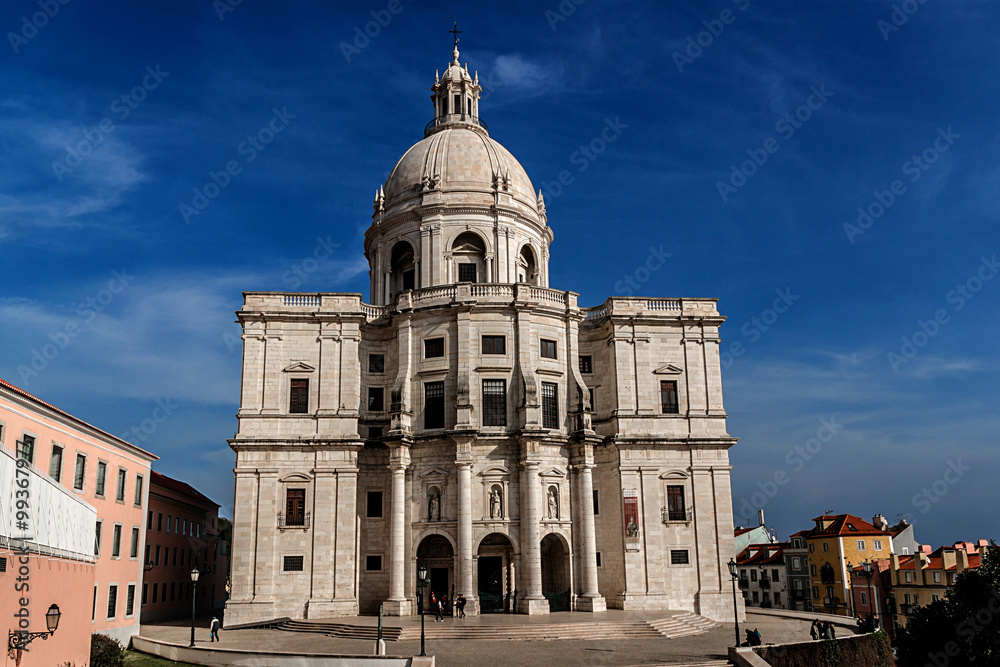 National Pantheon (Church of Santa Engracia). Lisbon, Portugal.
