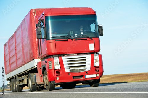 lorry truck on highway road