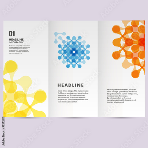 Vector pattern with abstract figures 