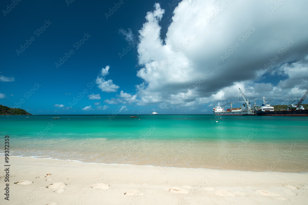 Obraz premium Sandy Ground, Anguilla Island