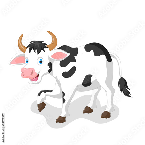 cute cow cartoon