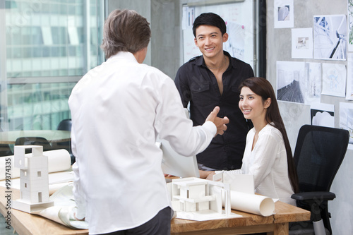  Architects working in studio