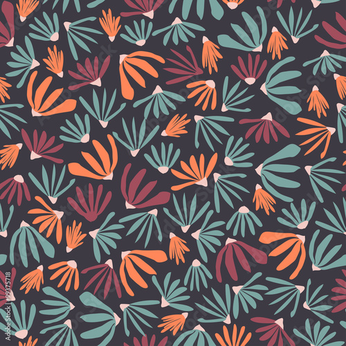 Vector floral pattern.