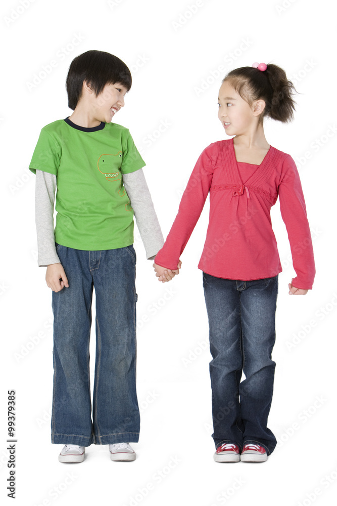 Two friends holding hands Two friends holding hands