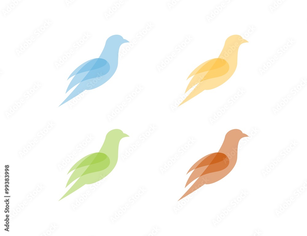 Fototapeta premium Bird logo