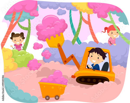 Stickman Kids Cotton Candy ...