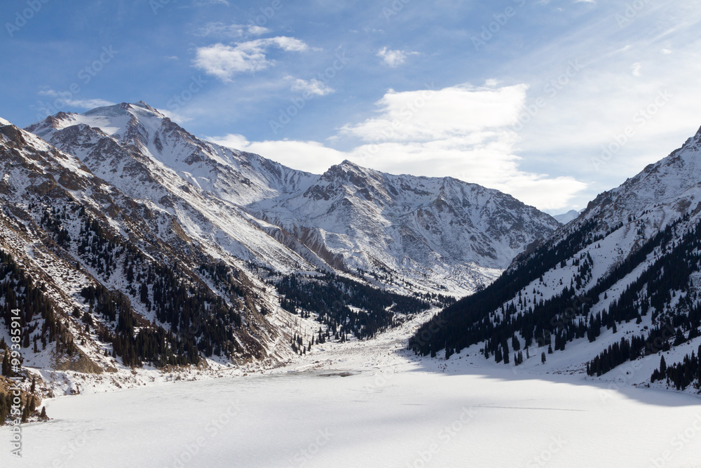 Mountain peak Mountain peak