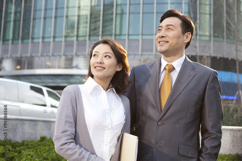 Portrait of businesspeople in the financial district Portrait of businesspeople in the financial district