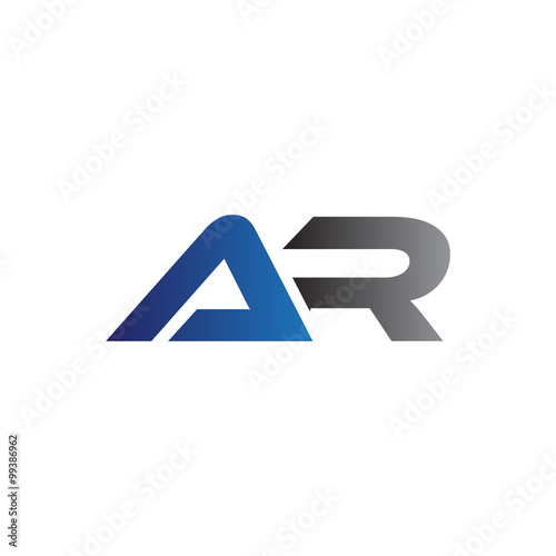 Simple Modern letters Initial Logo ar