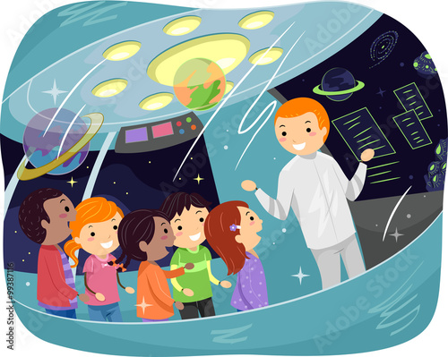 Stickman Kids Outer Space S...