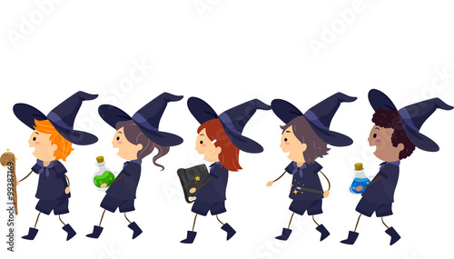 Stickman Kids Wizards Line