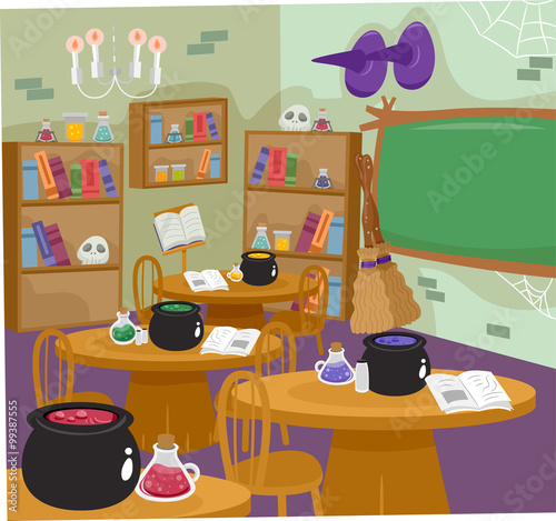 Halloween Witch Kitchenroom Classroom