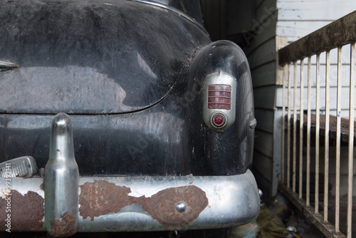 Rear of classic car