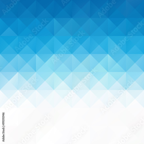 Blue Grid Mosaic Background, Creative Design Templates