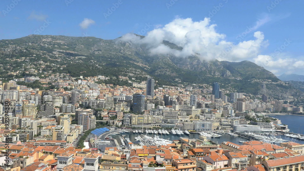 Monaco Aerial Monaco Monte Carlo marina business ship Monaco Aerial Monaco Monte Carlo marina business ship