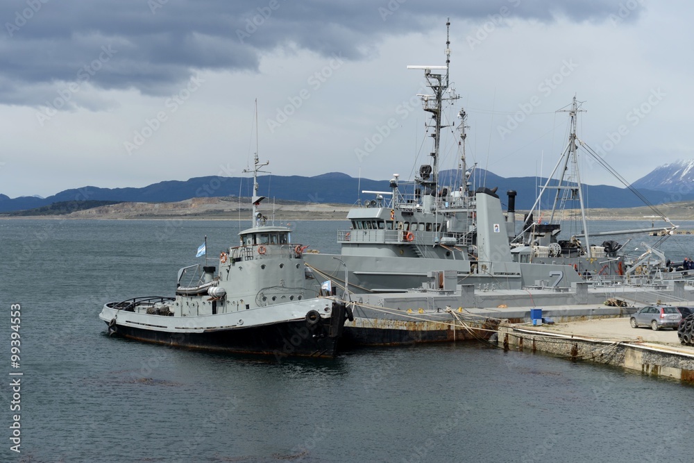 Military Base Navy Argentina in Ushuaia
