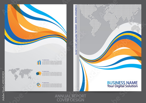 Annual report cover design