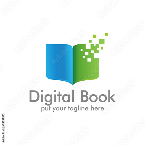  Digital book Logo icon