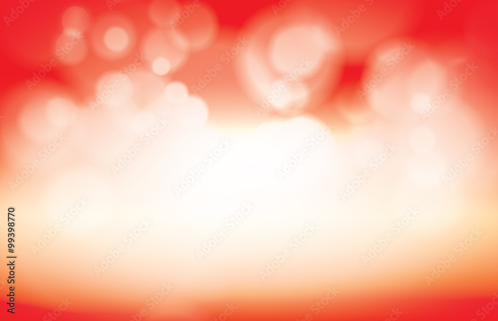 Naklejka premium Festival illustration and bokhe background 
