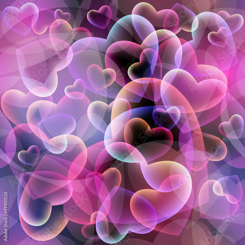 Seamless Valentine's pattern.