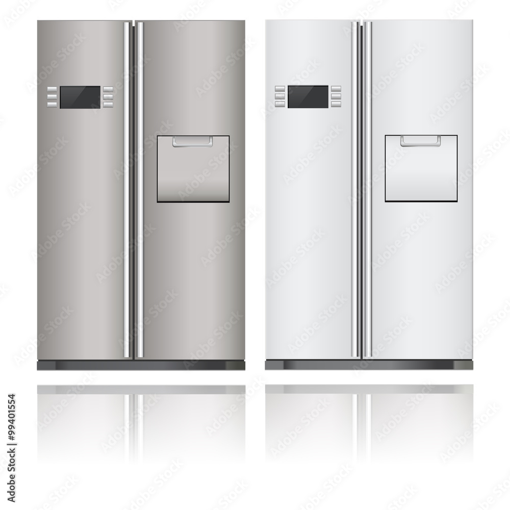Refrigerator. Side-by-side Refrigerator. Side-by-side