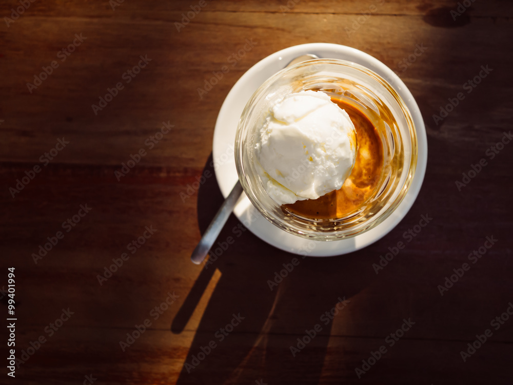 Affogato coffee background, background concept. Affogato coffee background, background concept.