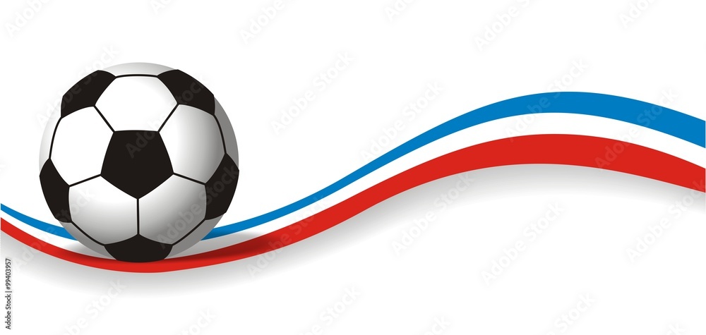 Naklejka premium Fußballhintergrund