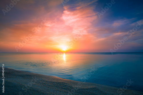 Sunrise over sea © vvvita