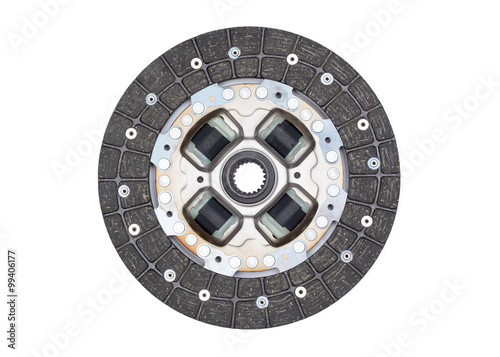 New clutch disc car on a white background