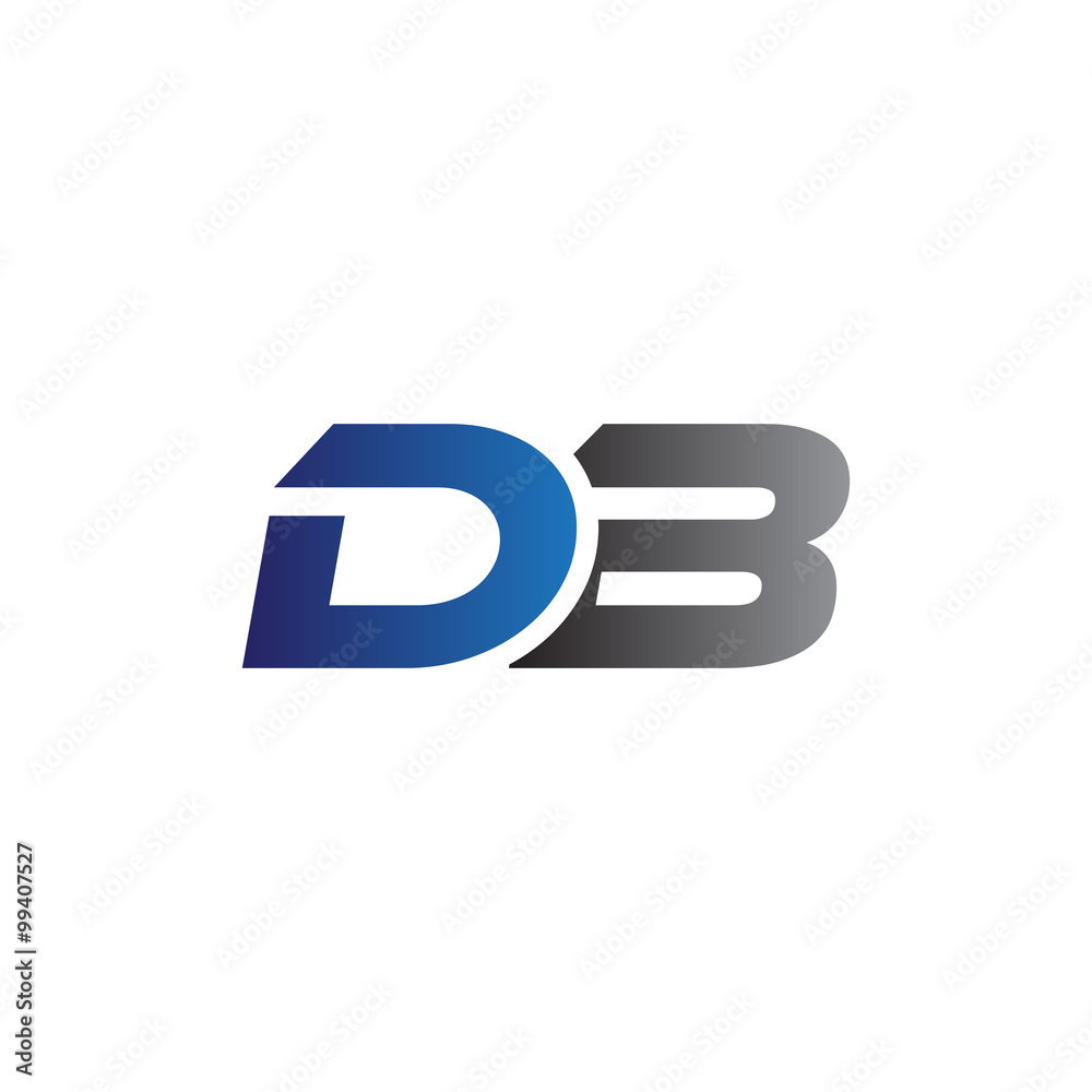 Simple Modern letters Initial Logo db Simple Modern letters Initial Logo db