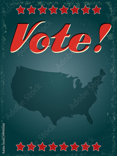 Dark vintage USA Background