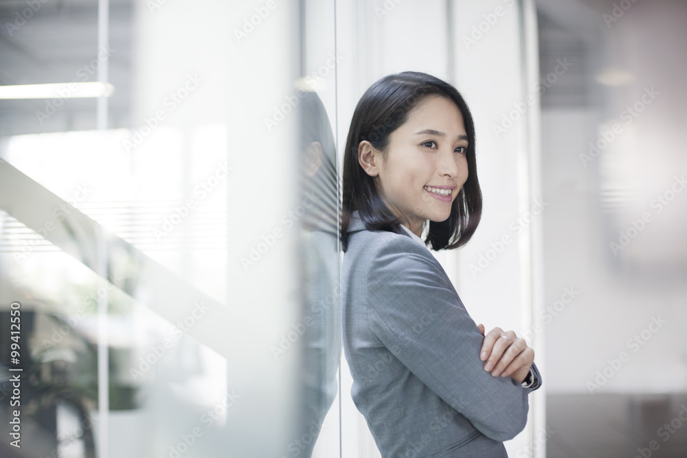 Fototapeta premium Young businesswoman