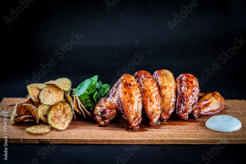 BBq chicken wings