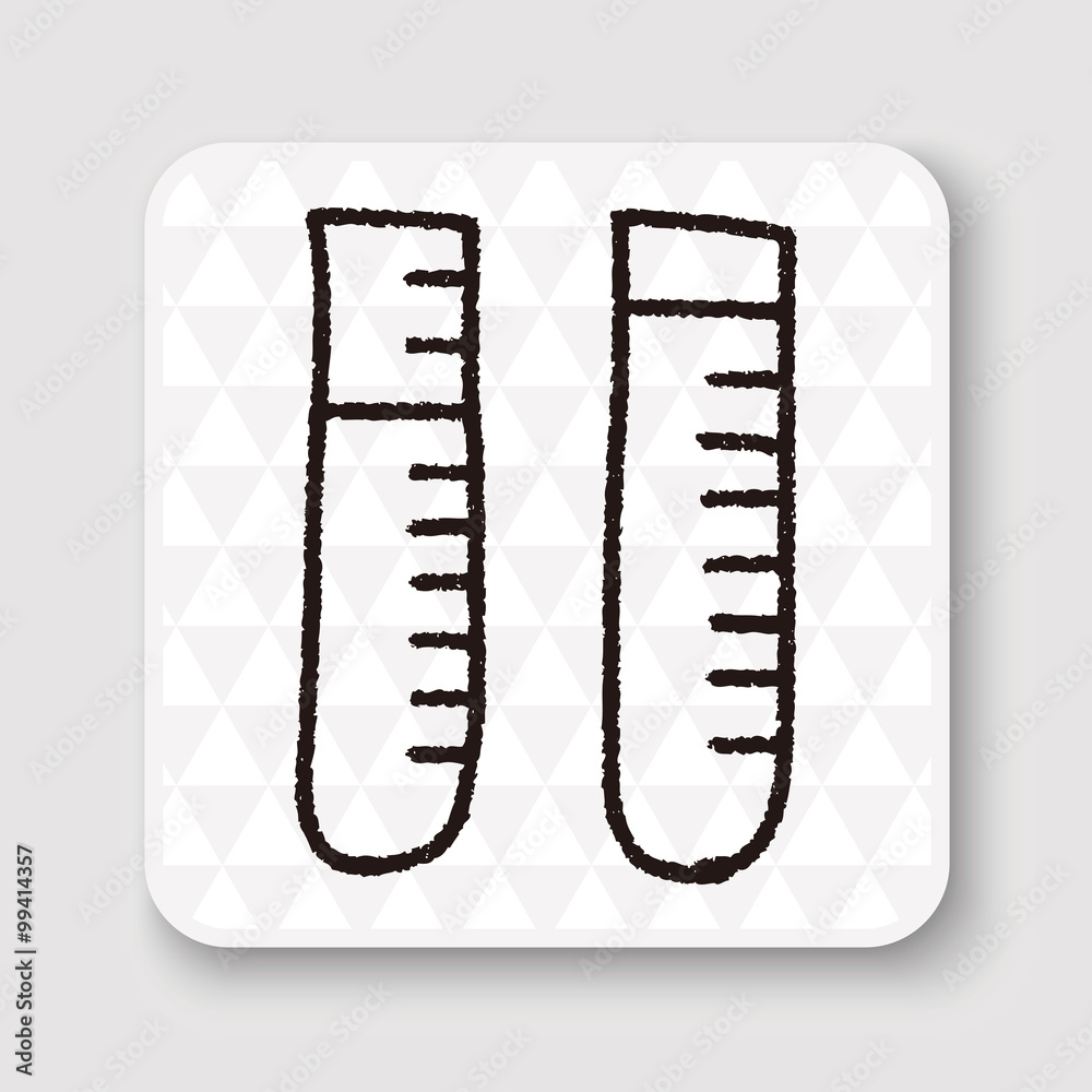 Doodle Test tube Doodle Test tube