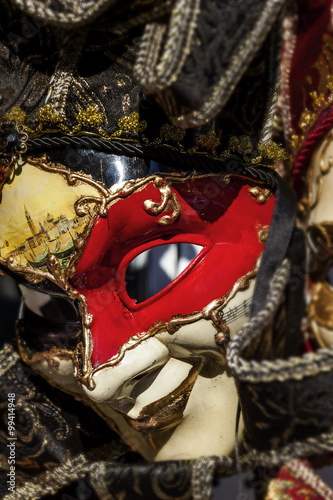 Karnevalsmasken in Venedig, Italien