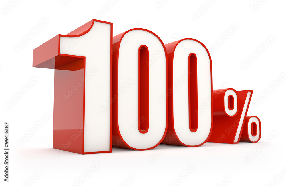 100 percent 100 percent